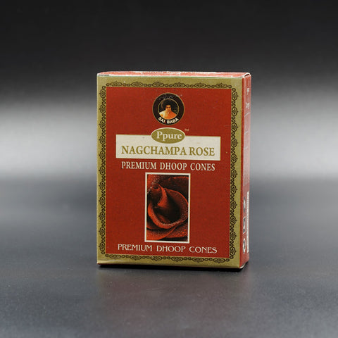 Конусы Nagchampa rose cones. Благовония Дуйко